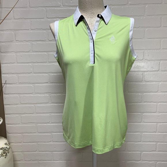 Sport Haley Tops Nwt Sport Haley Lime Performance Top Sz L Poshmark